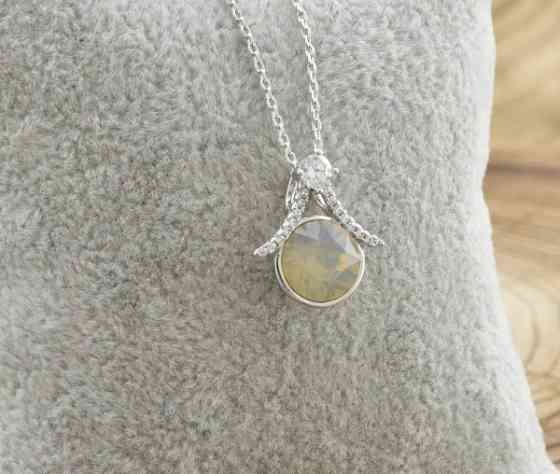 Цепочка Xuping с кристаллами Swarovski, цепочка 40+5см, кулон 16*15мм Киев