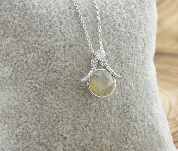 Цепочка Xuping с кристаллами Swarovski, цепочка 40+5см, кулон 16*15мм Киев - изображение 2