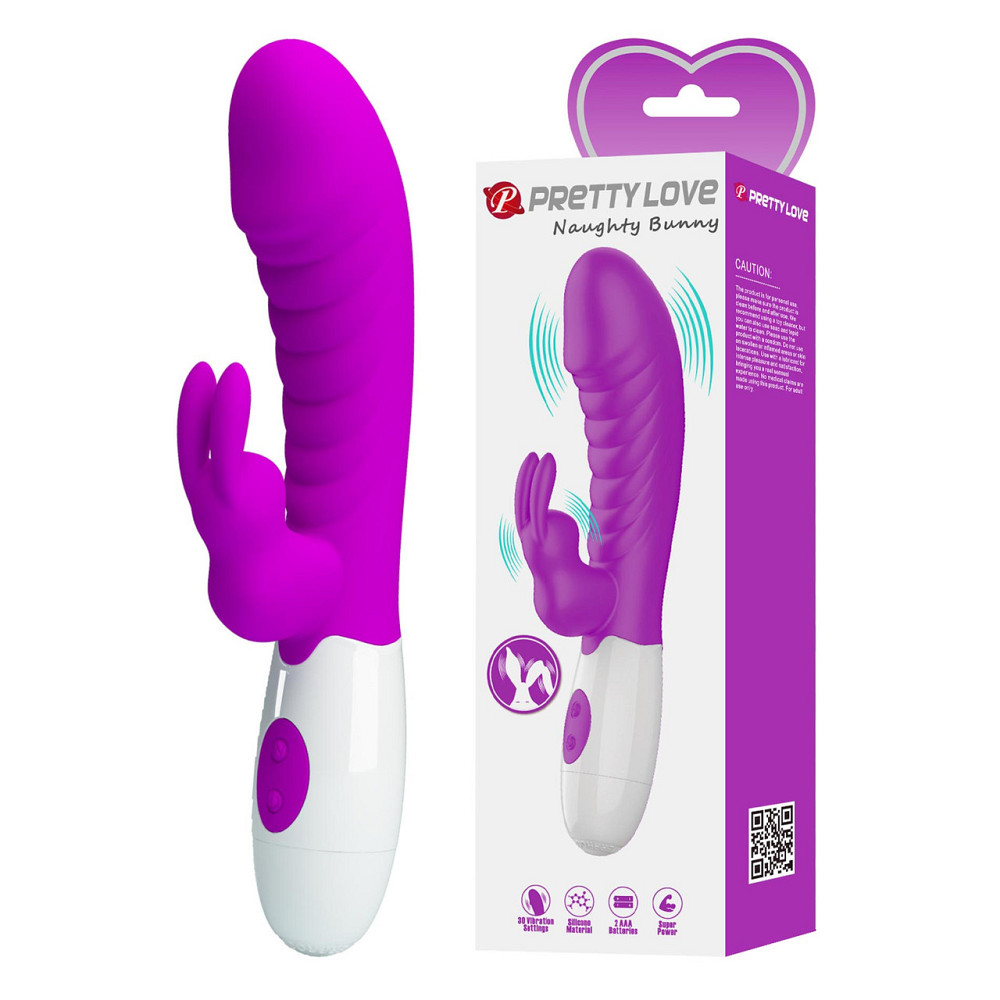Вибратор - Pretty Love Naughty Bunny Vibrator Purple Sex Aura Киев - изображение 1