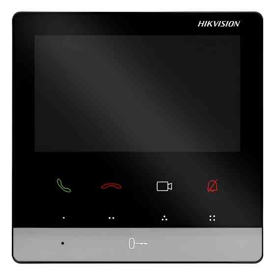 IP-відеодомофон Hikvision DS-KH6100-E1 чорний із сріблястим Харків