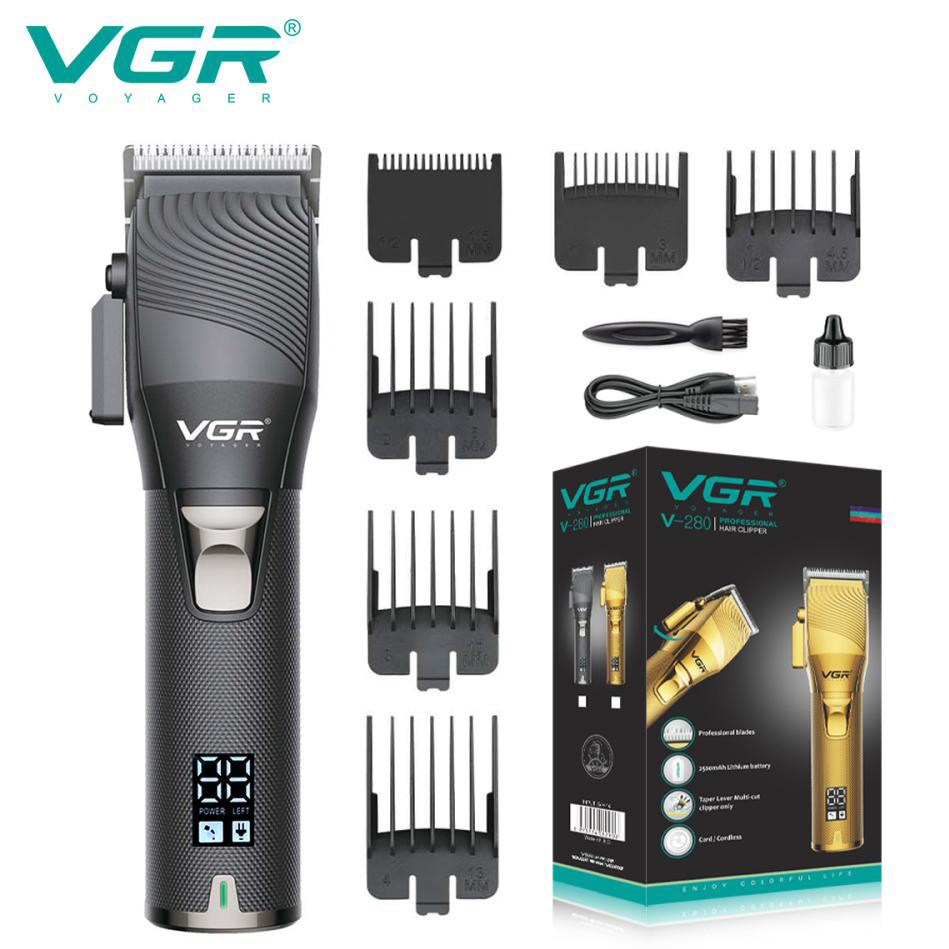Машинка для стрижки волосся електрична VGR V-280, Машинка для стрижки на акумуляторі PI-96 Львів - фото 8