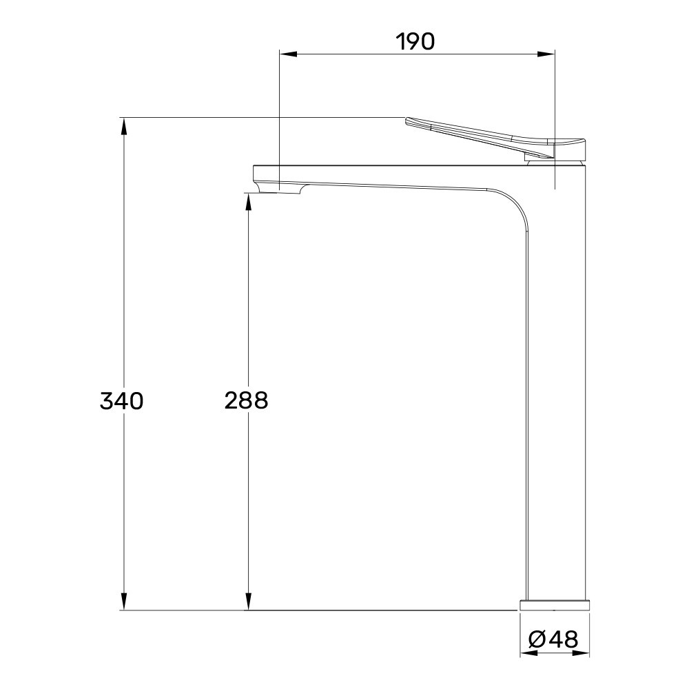 Смеситель для раковины высокий GAPPO G1010-29 графит Киев - изображение 8