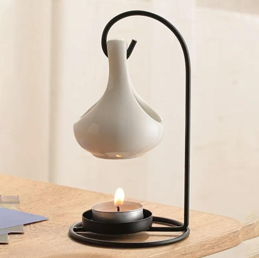 Керамическая аромалампа для свечей, Подвесная масляная лампа для ароматерапии с керамическим диффузо Киев - изображение 1