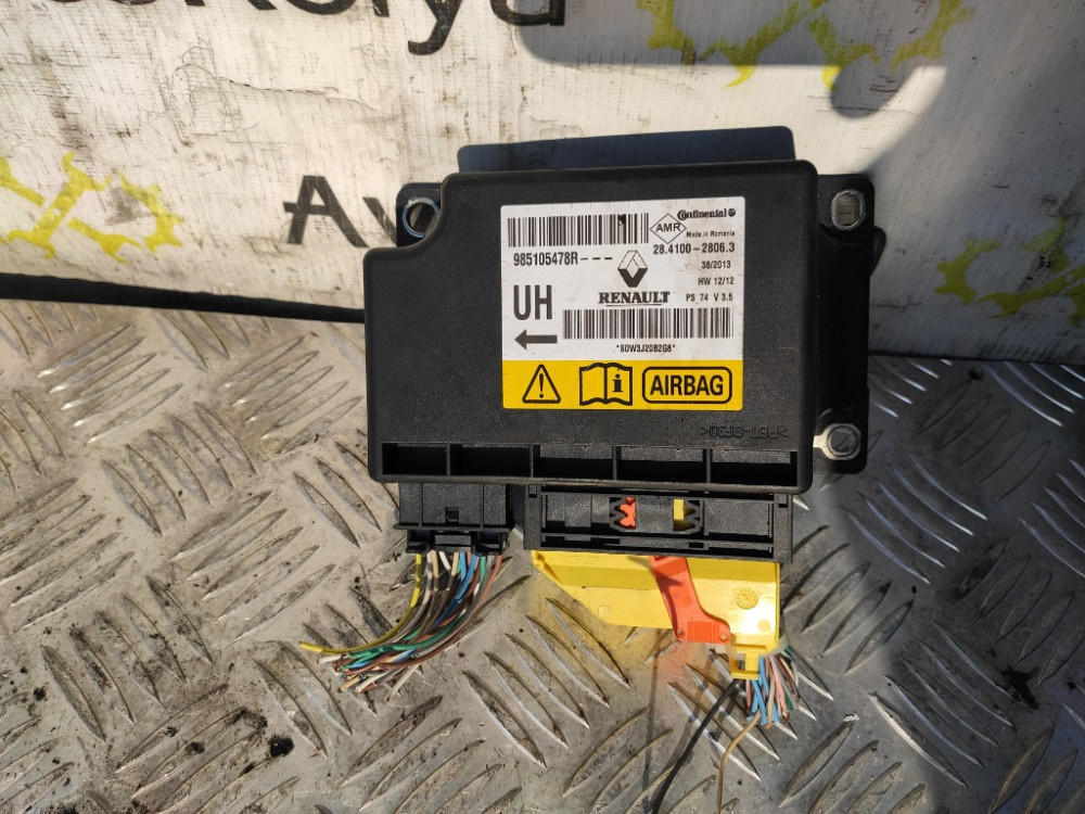 Блок керування AirBag Renault Megane III 2008-2015 (985105478R) Ковель - фото 1