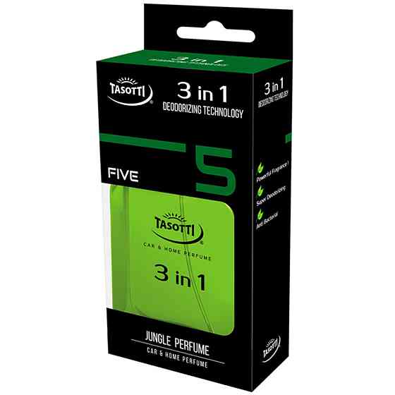 Ароматизатор для авто спрей "3 in 1" Jungle Perfume (Аромат джунглів) 50мл Tasotti Київ