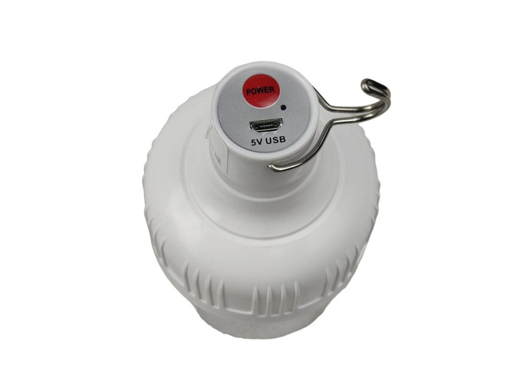 Лампочка 80 ватт на аккумуляторе белый корпус портативная Мукачево - изображение 1