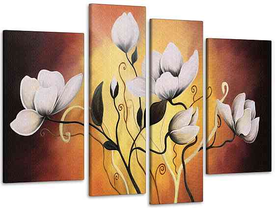 Модульна картина Абстракція Магнолія Art-170_4 Київ
