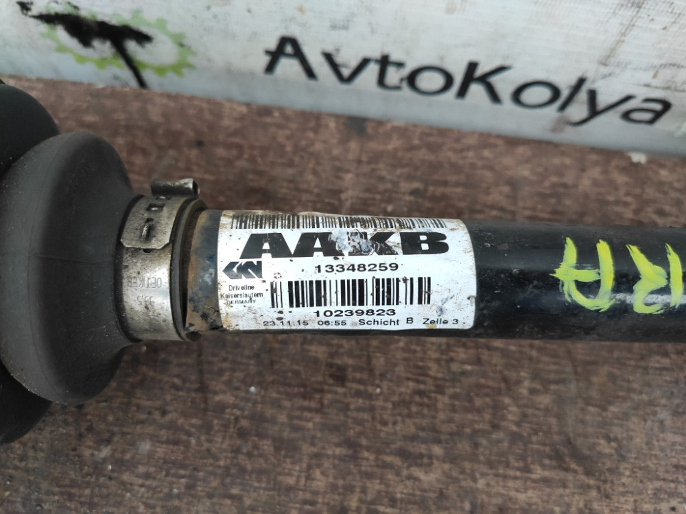 Піввісь права Opel Zafira C 1.6 / 2.0 cdti 2012-2019 (13348259) Ковель - изображение 2