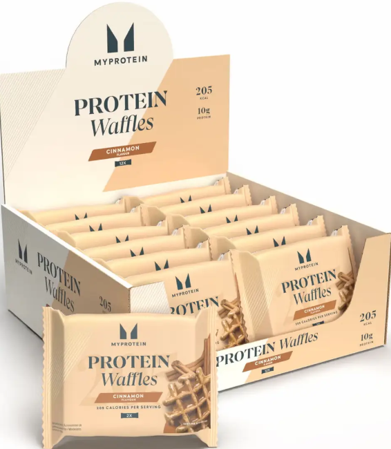 Протеїнові вафлі MyProtein Protein Waffles 12x50g кориця Київ - фото 3