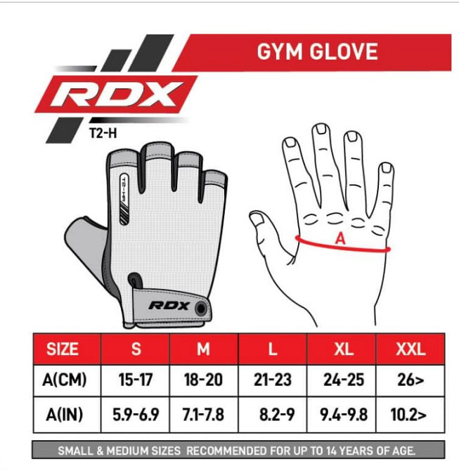 Рукавички для фітнесу RDX T2-HB S Кам'янське - фото 6