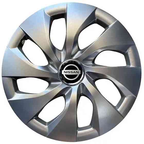 Автомобильные модельные колпаки R16 Nissan 416 4шт, SJS, серебряные Киев