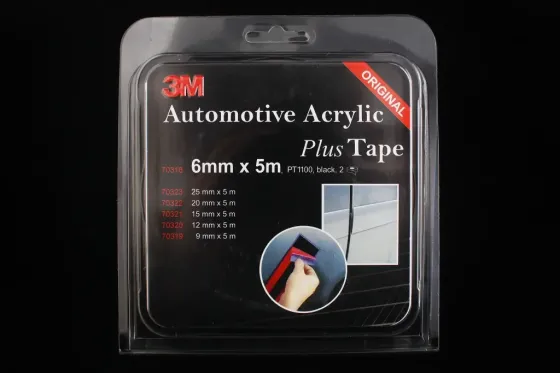 Скотч 2-сторонній чорний 1.1м 3M піноафровий 6мм х 5м Вінниця