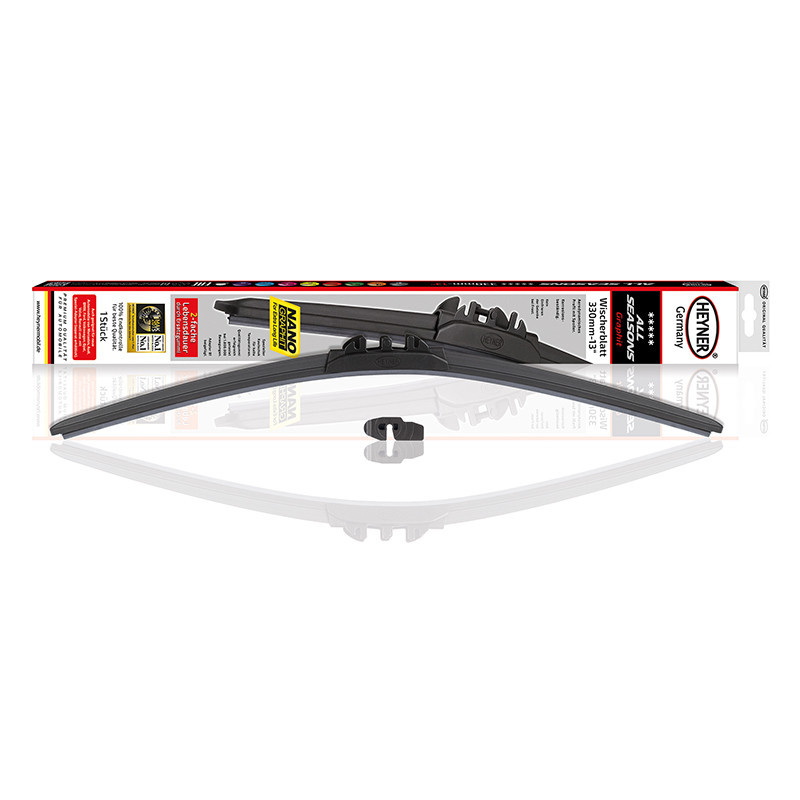 Щітка склоочисника (двірник) безкаркасна "All Season" 330мм із додатковою гумкою Heyner, 083000 Київ - фото 1