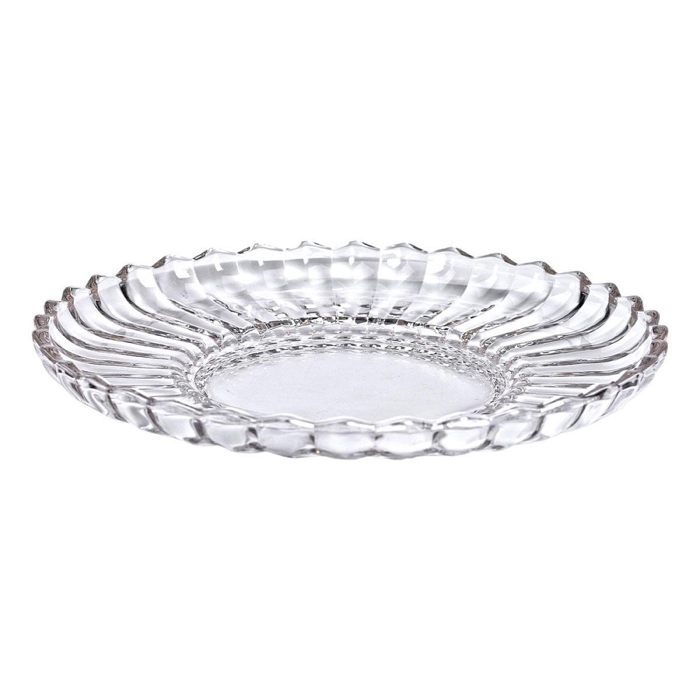 Прозоре кругле сервировочне блюдо Ø 28 см для дому та кафе Київ - фото 3