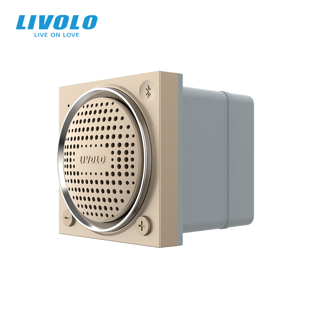 Механізм Bluetooth колонка LIVOLO золото (VL-FCF-2AP) Коломия - фото 2