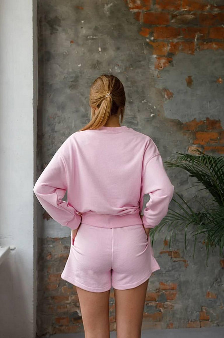 Костюм-двійка спортивний жіночий Рожевий M/L Харків - фото 4