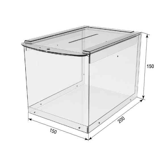 Скринька для пожертвувань EKOSTAR 150х200х150 Київ