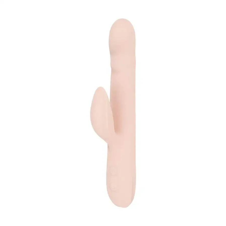 Вібратор-кролик Good Vibes Only - SHAI Thrusting Vibrator Soft Silicone - Pink Львів - фото 2
