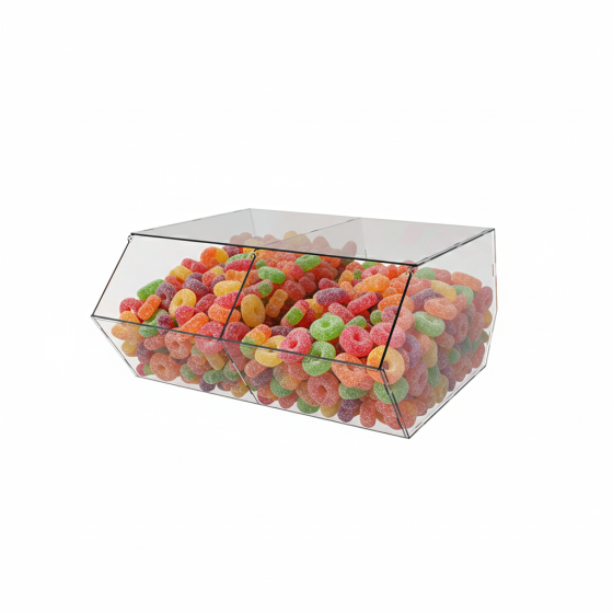 Диспенсер EKOSTAR для мармеладів, снеків, горіхів 2 комірки Київ