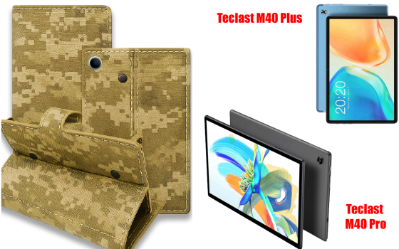 Книга-трансформер для планшета Teclast М40 Plus, М40 Pro, цвет Black Pixel Киев