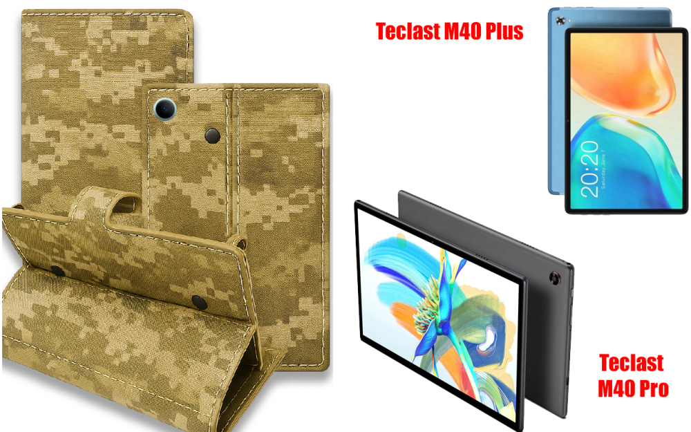 Книга-трансформер для планшета Teclast М40 Plus, М40 Pro, цвет Black Pixel Киев - изображение 1