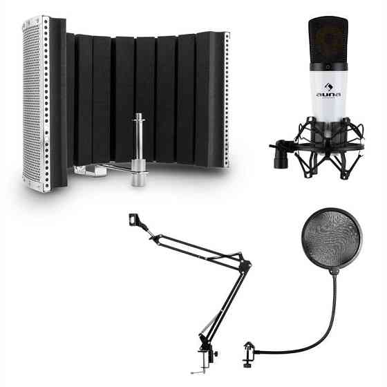 MIC-920 USB Microphone Set V5 конденсаторний мікрофон мікрофонний кронштейн захист від попмузики мікрофонний Рівне