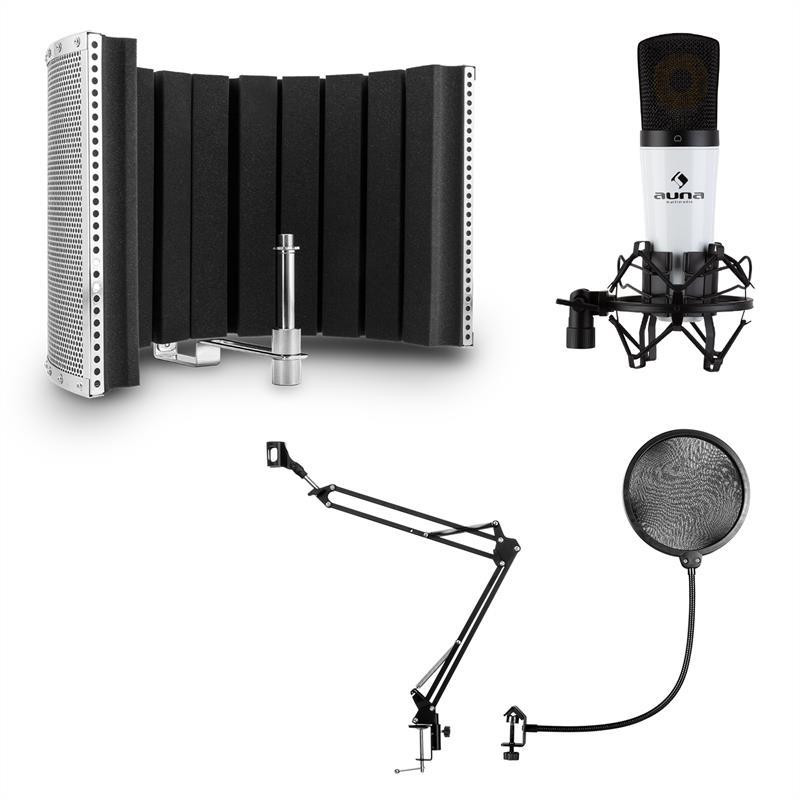 MIC-920 USB Microphone Set V5 конденсаторный микрофон микрофонный кронштейн защита от поп-музыки микрофонный Ровно - изображение 1
