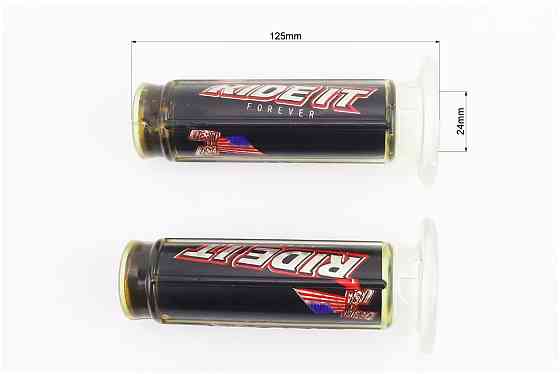 Рукоятка керма лів./пр. к-кт силікон RIDE IT, прозорі Київ