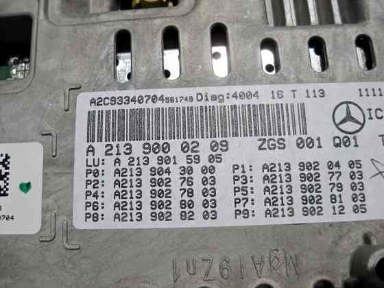 Mercedes-Benz  A2139000209 Щиток - комбінація приладів дизель E-class W213 E-class S213 Одеса