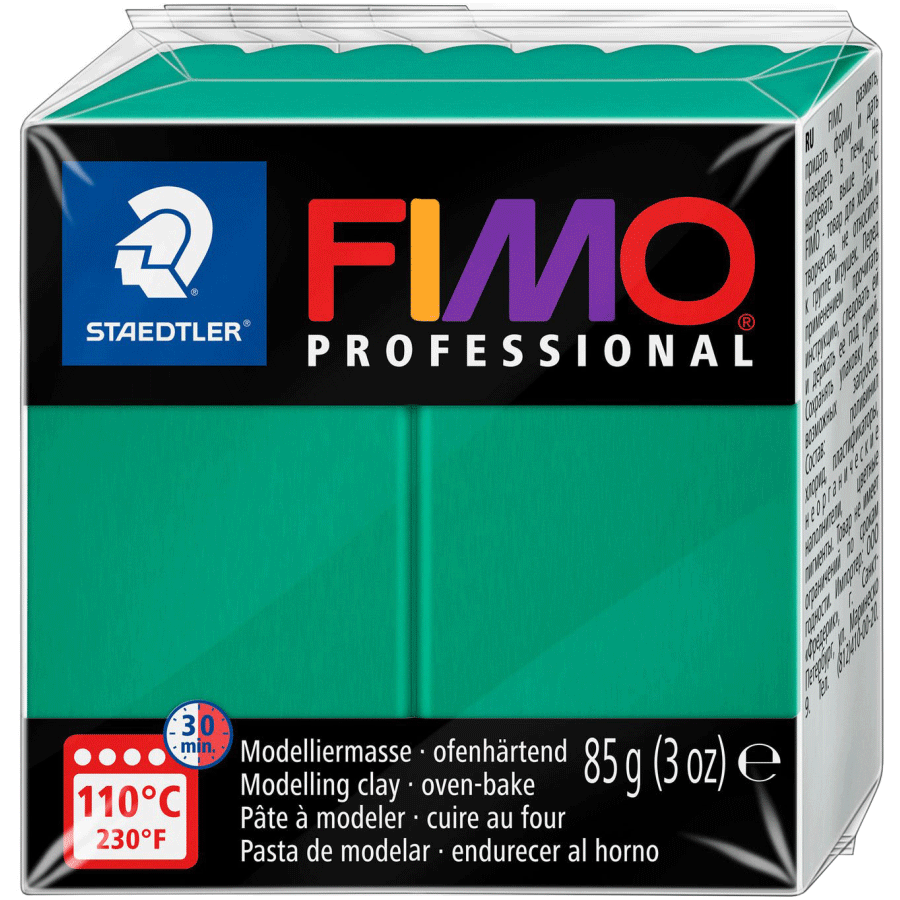 Пластика для біжутерії  Professional  Зелена  85г  Fimo Київ - фото 1