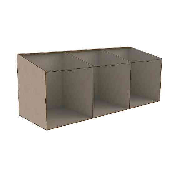 Диспенсер EKOSTAR для конфет, снеков, орехов, крупы на 3 ячейки Киев