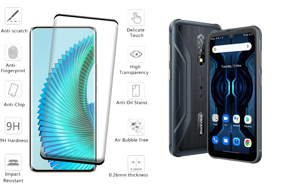 Защитное стекло HyperGlass Pro для Blackview BV5200, BV5200 Pro – максимальная чувствительность и защита Киев - изображение 2