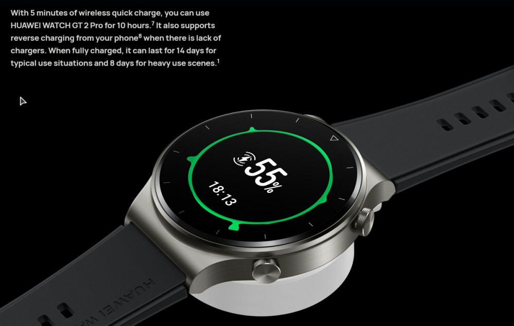 Смарт-годинник Huawei Watch GT 2 Pro 46mm VID-B19 (Чорний) Б/В Миколаїв - фото 2