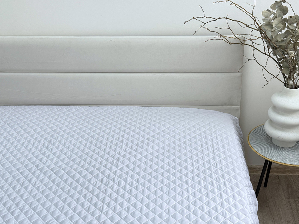 Ecotton Покривало Ecotton 220х240 см антиалергенне з полісатину світло-сірого кольору Light Gre Коломия - фото 3