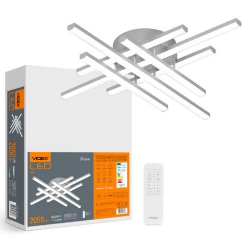 LED Світильник функціональний 40W VL-CLD-988-SL Decora Videx Житомир - изображение 1