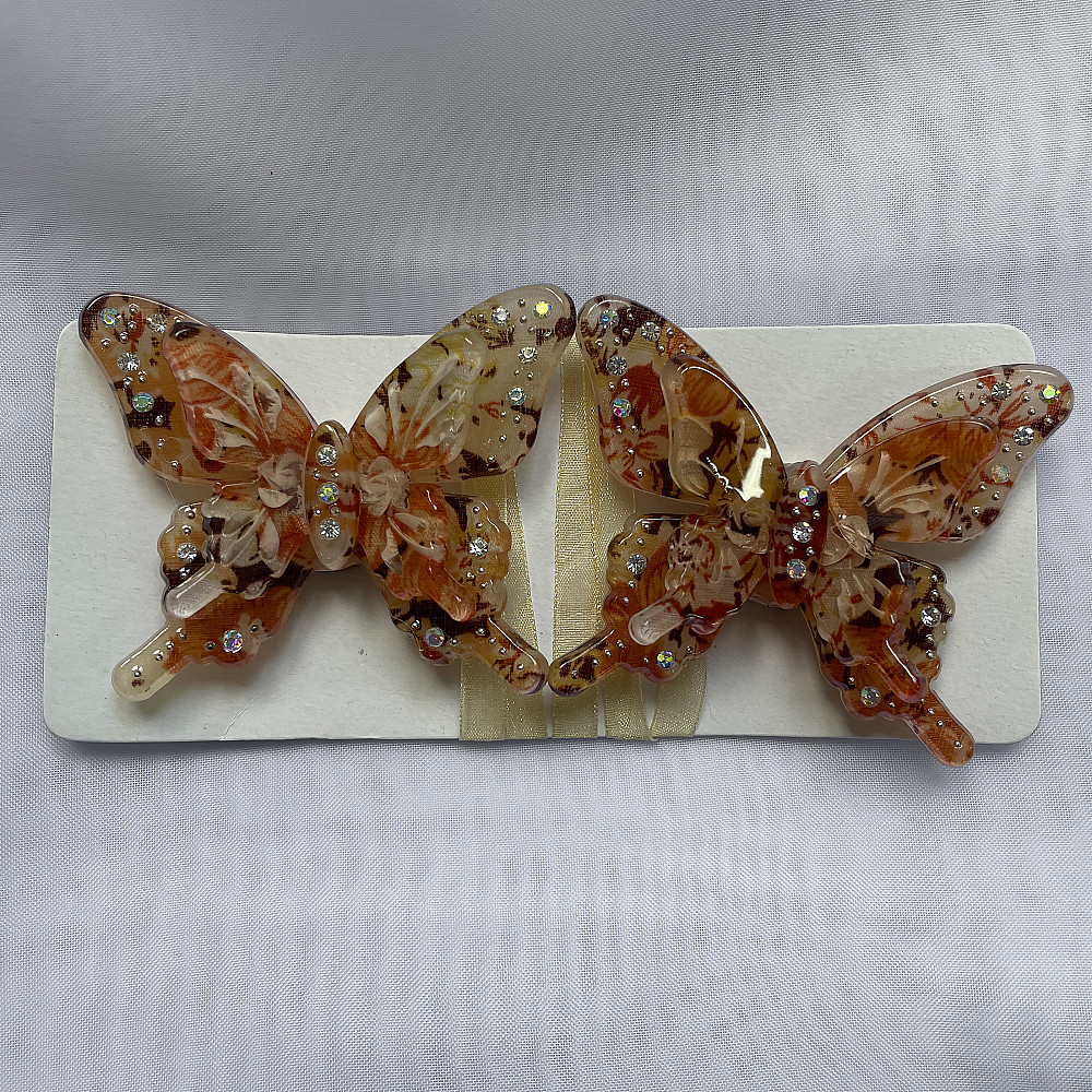 Магниты для штор и гардин Бабочка Люси набор 2 шт Терракотовый (81-170) Киев - изображение 6