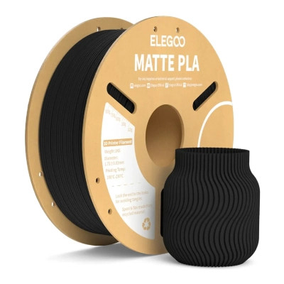 Пластик для 3D-принтера ELEGOO PLA matte 1кг, 1.75мм, black (50.203.0250) Вінниця - фото 1