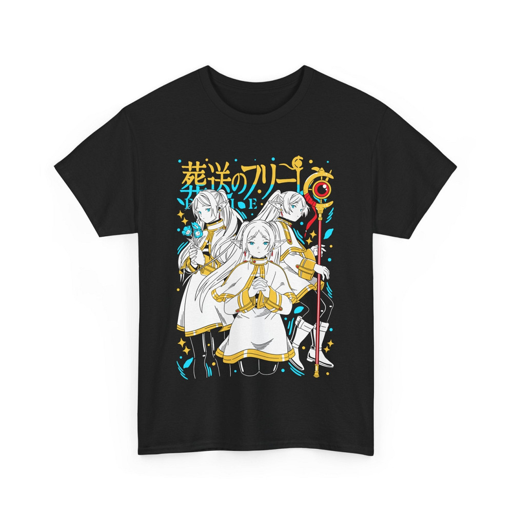 Футболка аниме Фриерен Бейонд Джоурнейс Енд оверсайз (S/M/L) Черний AnimeJ0122 Днепр - изображение 4