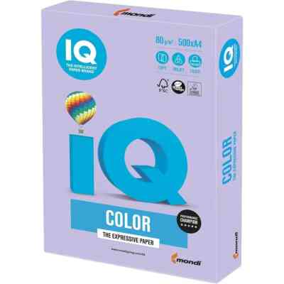 Папір Mondi IQ color А4 trend, 80g 500sheets, Pale purple (LA12/A4/80/IQ) Вінниця