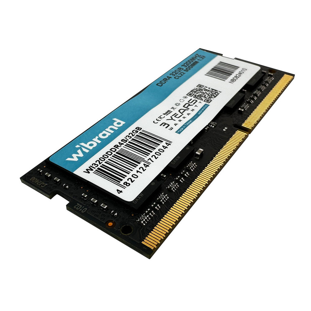 Оперативна пам'ять DDR4 Wibrand 32GB 3200MHz CL22 SODIMM Київ - фото 3