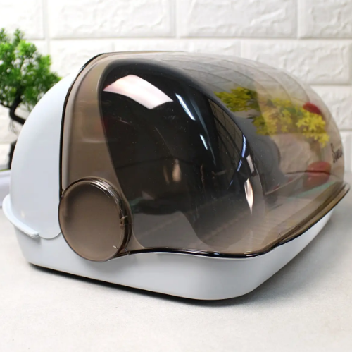 Хлібниця midi пластик 69 світло-сірий 