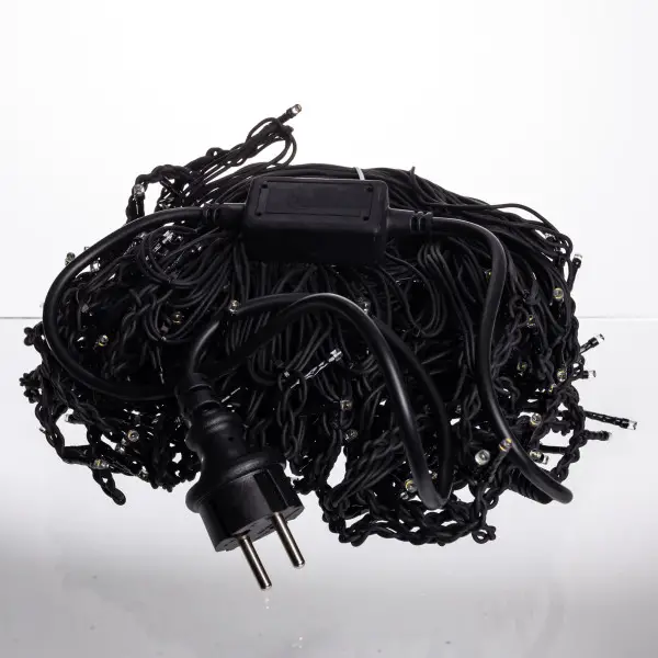 Garlando Вулична гірлянда Бахрома 20 м 335 LED чорний провід Жовтий 20MBY Коломыя - изображение 4