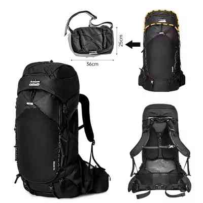 Рюкзак туристичний Naturehike Helium CNK2450XB014, 70 л, чорний, L (6975641883883) Вінниця