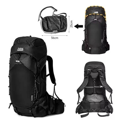 Рюкзак туристичний Naturehike Helium CNK2450XB014, 70 л, чорний, L (6975641883883) Вінниця - фото 2