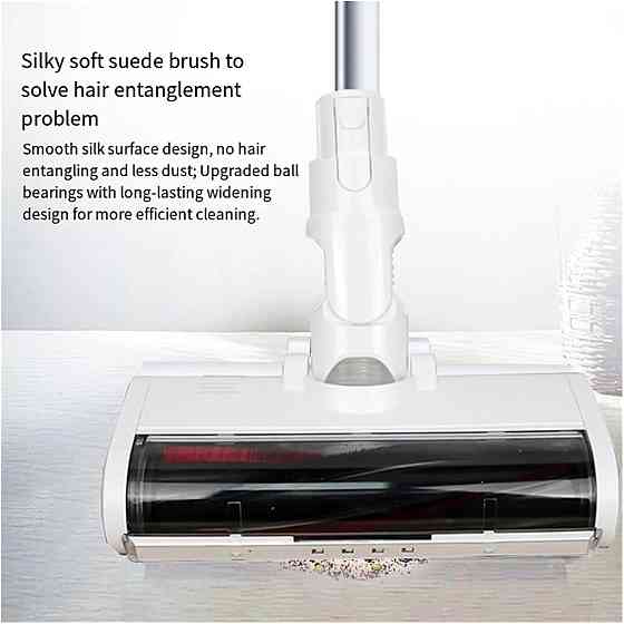 LED насадка-щітка для пилососа мʼяка оксамитова для Xiaomi Mijia 1C K10 G9 G10 та Dreame V8 V9B V9P V11 Київ