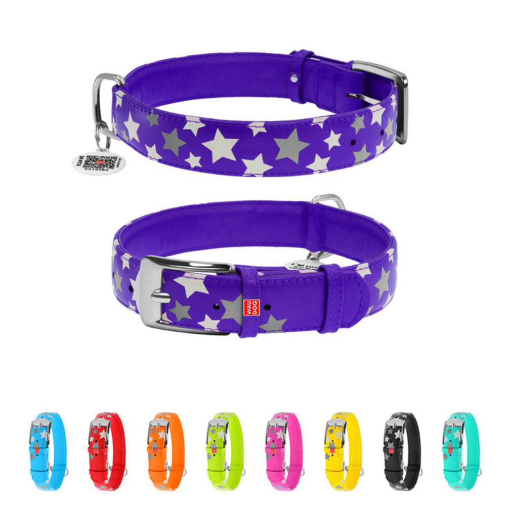 Coastal TOO! Cut Out Dots КОСТАЛ кожаный ошейник для собак Киев - изображение 2