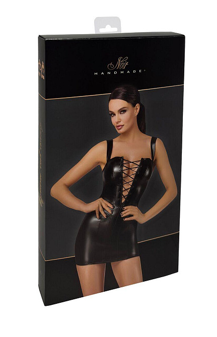 Платье Noir Handmade F363 Vixen Lace-Up Mini Dress L Sex Aura Киев - изображение 9