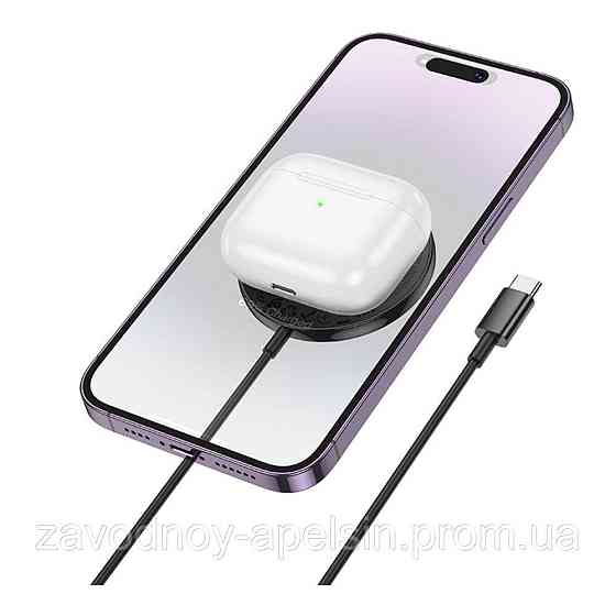 PD-кабель магніт MagSafe 15W бездротова зарядка LED (дисплей) Одеса