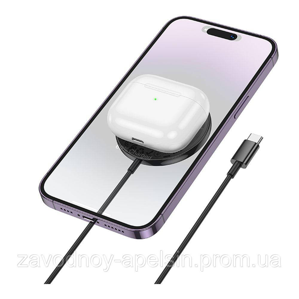 PD кабель магнит MagSafe 15W беспроводная зарядка LED (дисплей) Одесса - изображение 4