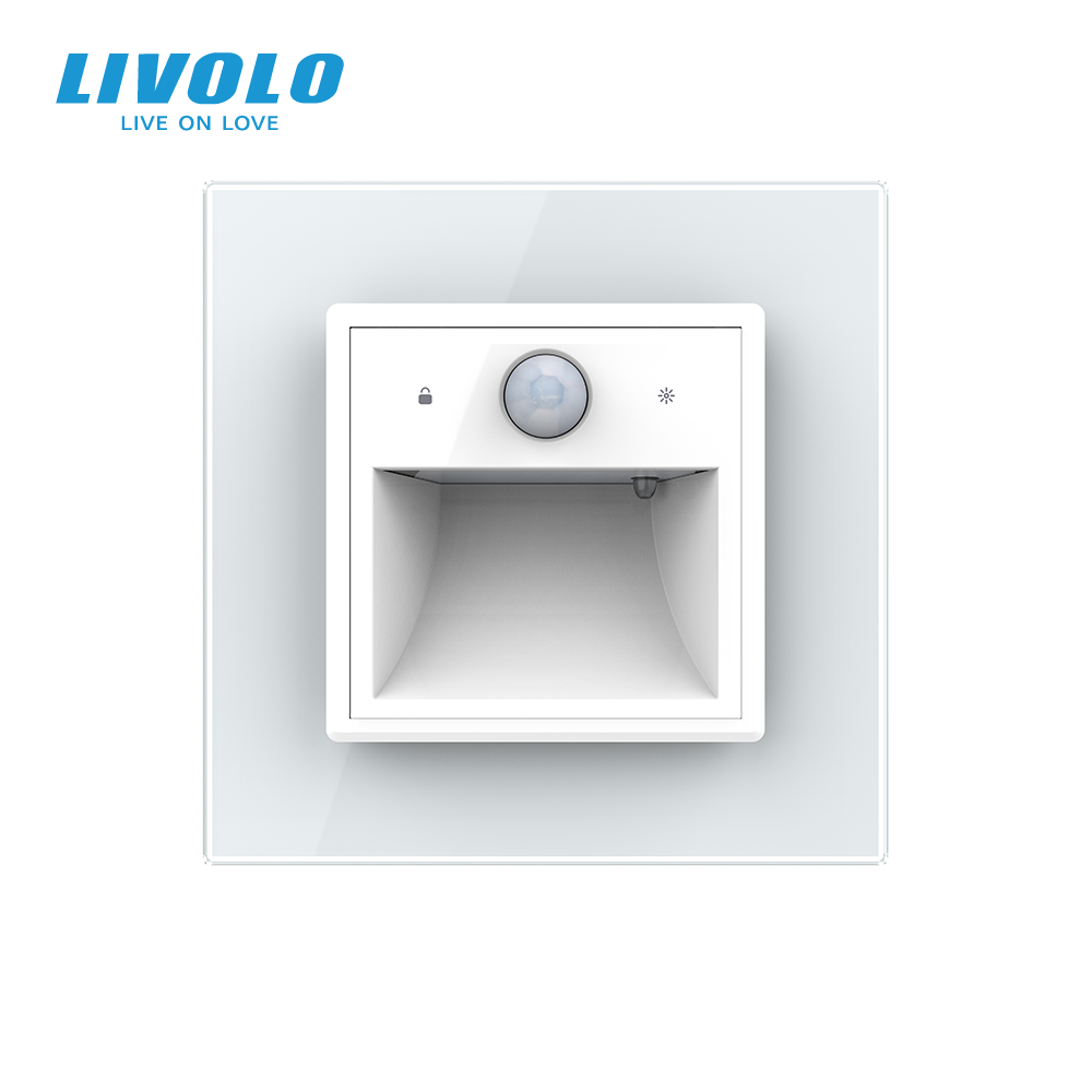 LIVOLO Прохідний світильник для сходів з датчиком руху, підсвітка підлоги LIVOLO білий матове с Коломия - фото 3